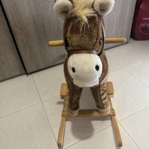Rocking horse with sounds like new