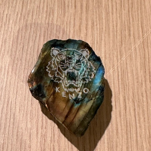 Collectible engraved Kenzo stone new