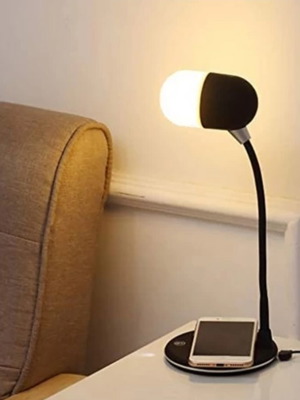 Λάμπα γραφείου Led με ηχείο και ασύρματο φορτιστή καινούργια