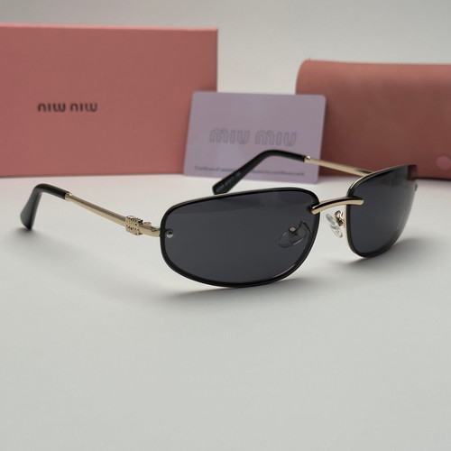 Miu Miu Black Limited Edition Sunglasses new, metal frame, UV400