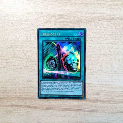 Yu-Gi-Oh! Triangle O 1st Edition Ultra Rare Spell Card 2024 new
