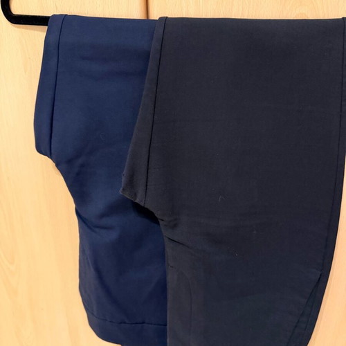 Zara chino pants like new, set of 2, black and blue