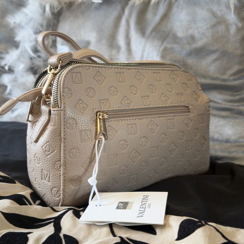 Valentini Small Crossbody Bag with Chain and Unique Design, New