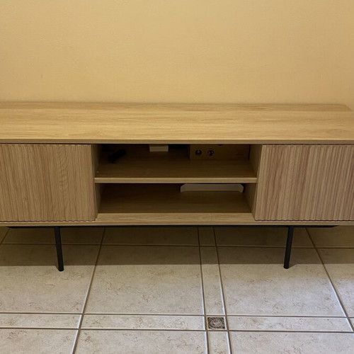 Wooden TV stand like new
