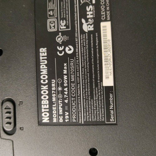 Turbo X M67SRU laptop with Intel Core 2 Duo and NVIDIA GeForce 8400M G