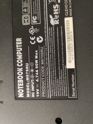 Turbo X M67SRU laptop with Intel Core 2 Duo and NVIDIA GeForce 8400M G