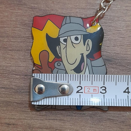 Inspector Gadget keychain new, handmade from shrink plastic