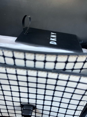 DKNY Handbag and Shoulder Bag new, black and white
