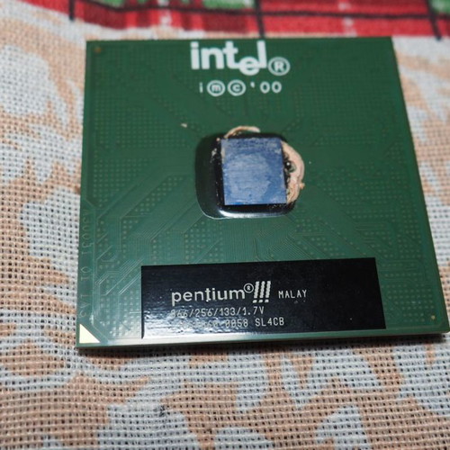 Pentium III with cooler used, retro opportunity