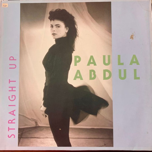 Paula Abdul Straight Up vinyl used, 12", single, pop