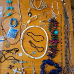 Jewelry lot used, package