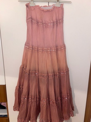 Φούστα boho maxi y2k σαν καινούργιο, σάπιο μήλο, μέγεθος S