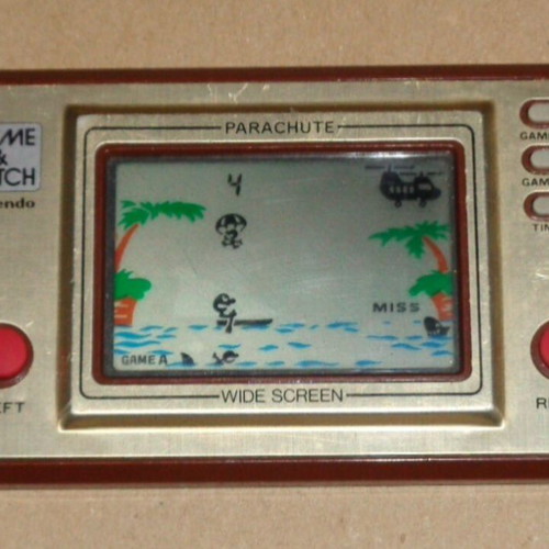 Parachute Nintendo Game and Watch handheld used from 1981