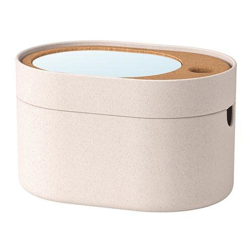 Ikea storage box new with compartments and mirror