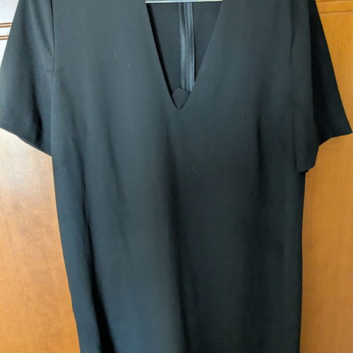 Zara short black blouse dress like new, size L