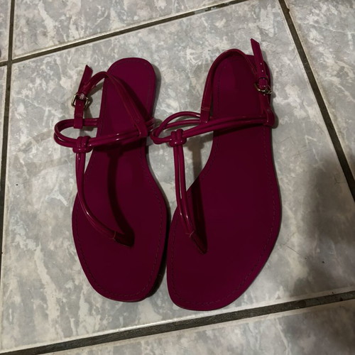 Sandals like new, pink, size 38, slippers style
