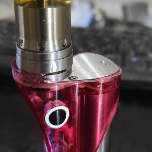 Box Mod Hera 60W Ambition Mods like new, red polished
