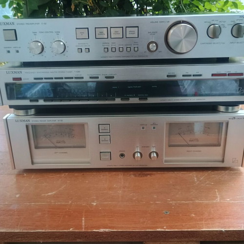 Luxman C-02 M-02 T-530 T-02 vintage audio system like new