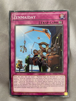 Yu-Gi-Oh! SECE-EN075 1st edition trap card used
