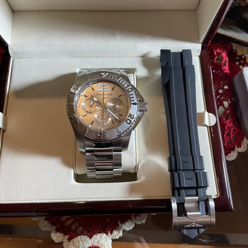 Longines Hydro Conquest 48mm L3.665.4 watch, grey