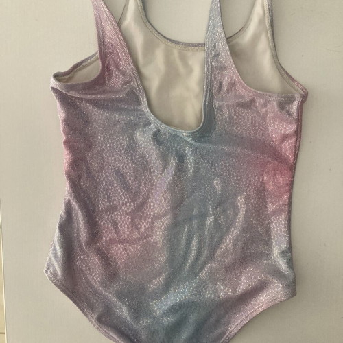Lc Waikiki girls' shiny multicolor swimsuit, size 116 cm, age 5-6