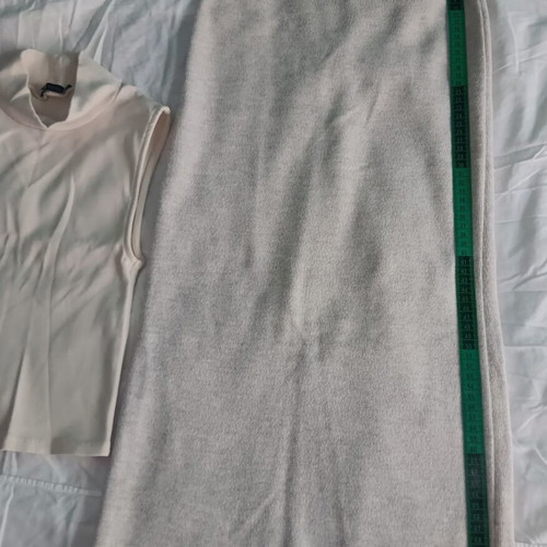 Zara clothing set small, like new, beige skirt and sleeveless top