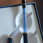 Waterman pen dark blue, new, gift set