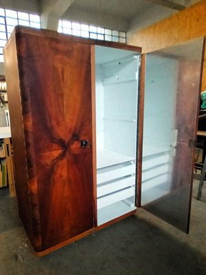 Wardrobe antique fully renovated walnut like new
