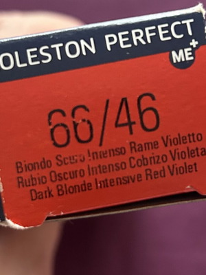 Koleston Perfect Hair Dye new, red color