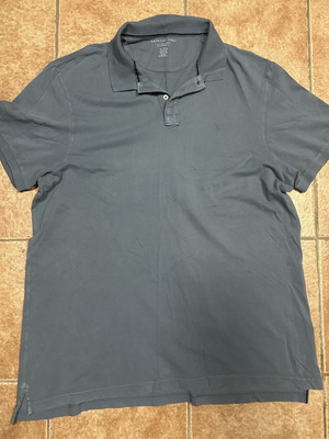 American Eagle Outfitters men's polo shirt XXL gray like new