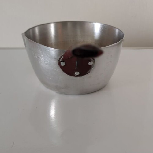 Vintage aluminum kitchenware set used, 2 pieces