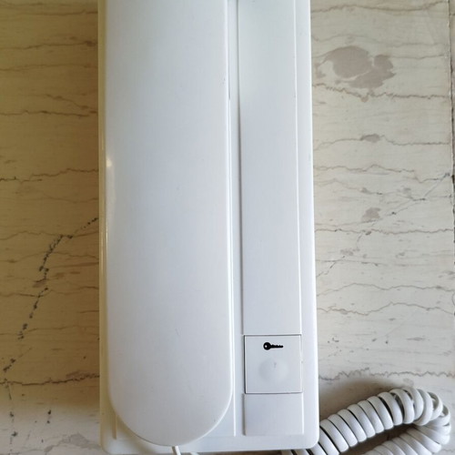 Button panel and 4 used intercoms
