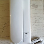 Button panel and 4 used intercoms