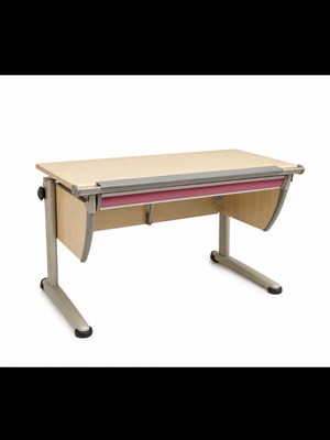 Studying and work desk like new, custom made in Germany with large storage