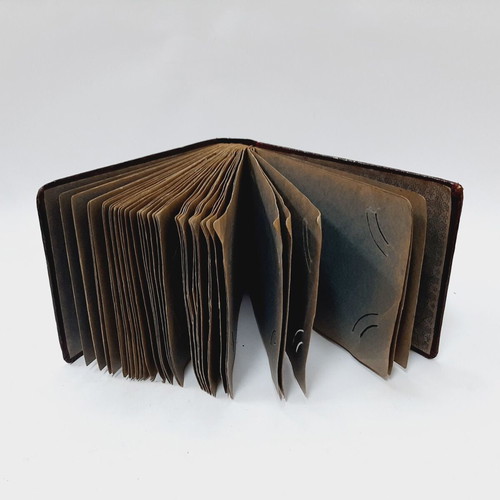 Vintage leather photo album, early 20th century, 40 blank pages