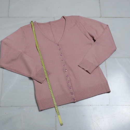 Women’s knitted set cardigan and blouse pink like new