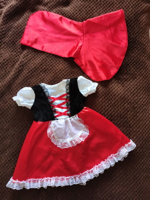 Little Red Riding Hood costume used up to 18 months