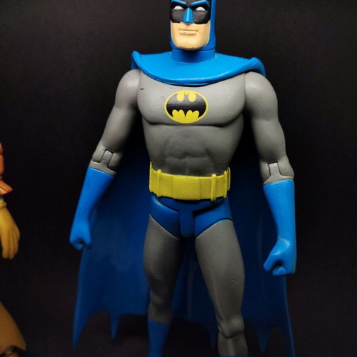 Batman and Scarecrow figures used, collectible Direct DC 2003