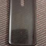 Xiaomi 9 smartphone with screen protector and case, gray