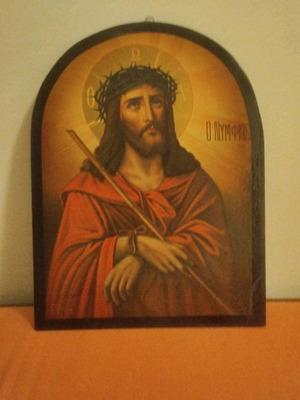 Εικόνα του Χριστού μεταχειρισμένη