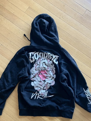 Skate hoodie used from Goodbie, black, size M