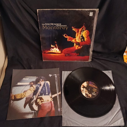 Live at Monterey The Jimi Hendrix Experience vinyl LP used, psychedelic rock