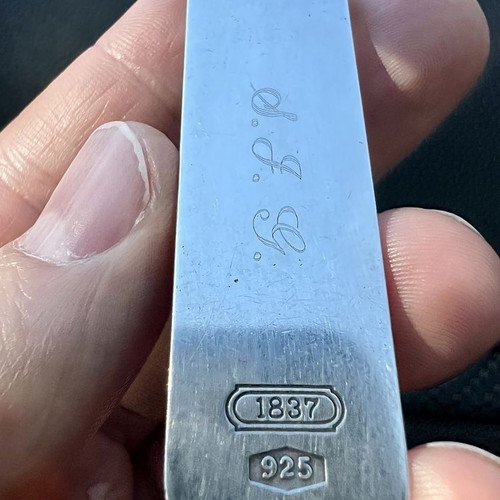 Tiffany & Co money clip used, 925 silver mark