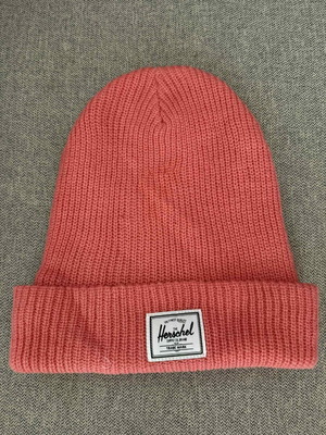 Hershel hat like new, pink and orange, size S