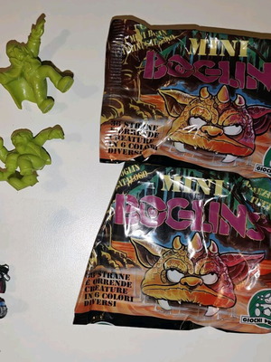 Mini Boglings lot used with unopened packs Skateboard Mania Monsters