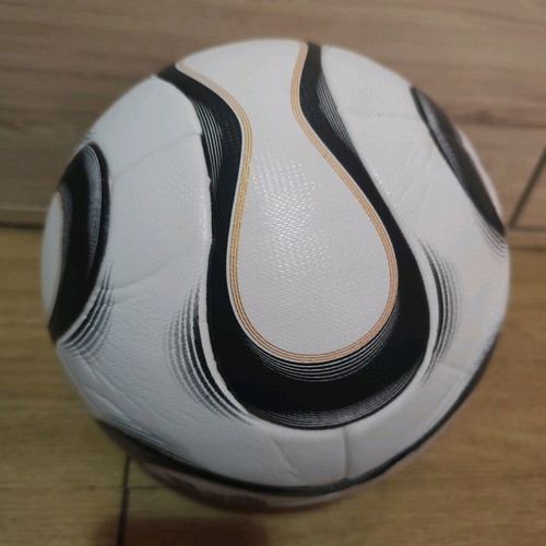 Football ball new white with black design, standard size