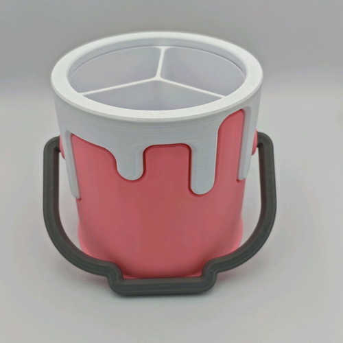 Pencil holder new bucket-shaped made with 3d printer from esun pla+ material