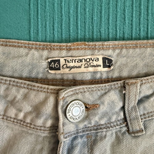 Teranova denim shorts used, size L, blue