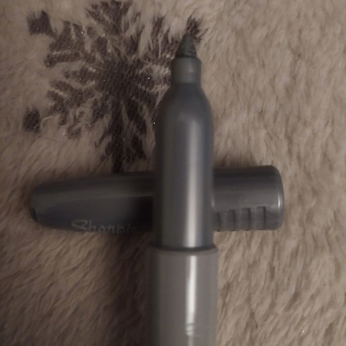 Sharpie Permanent Fine Metallic Silver marker