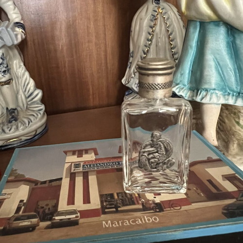 Vintage Holly Water Mini Bottle used